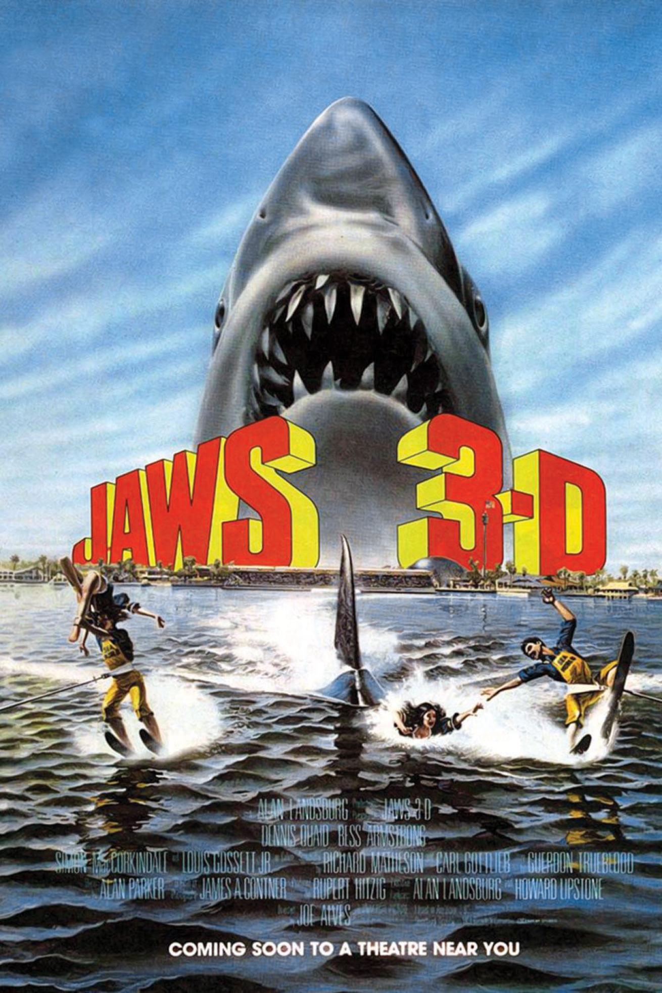 JAWS 3-D Movie Poster