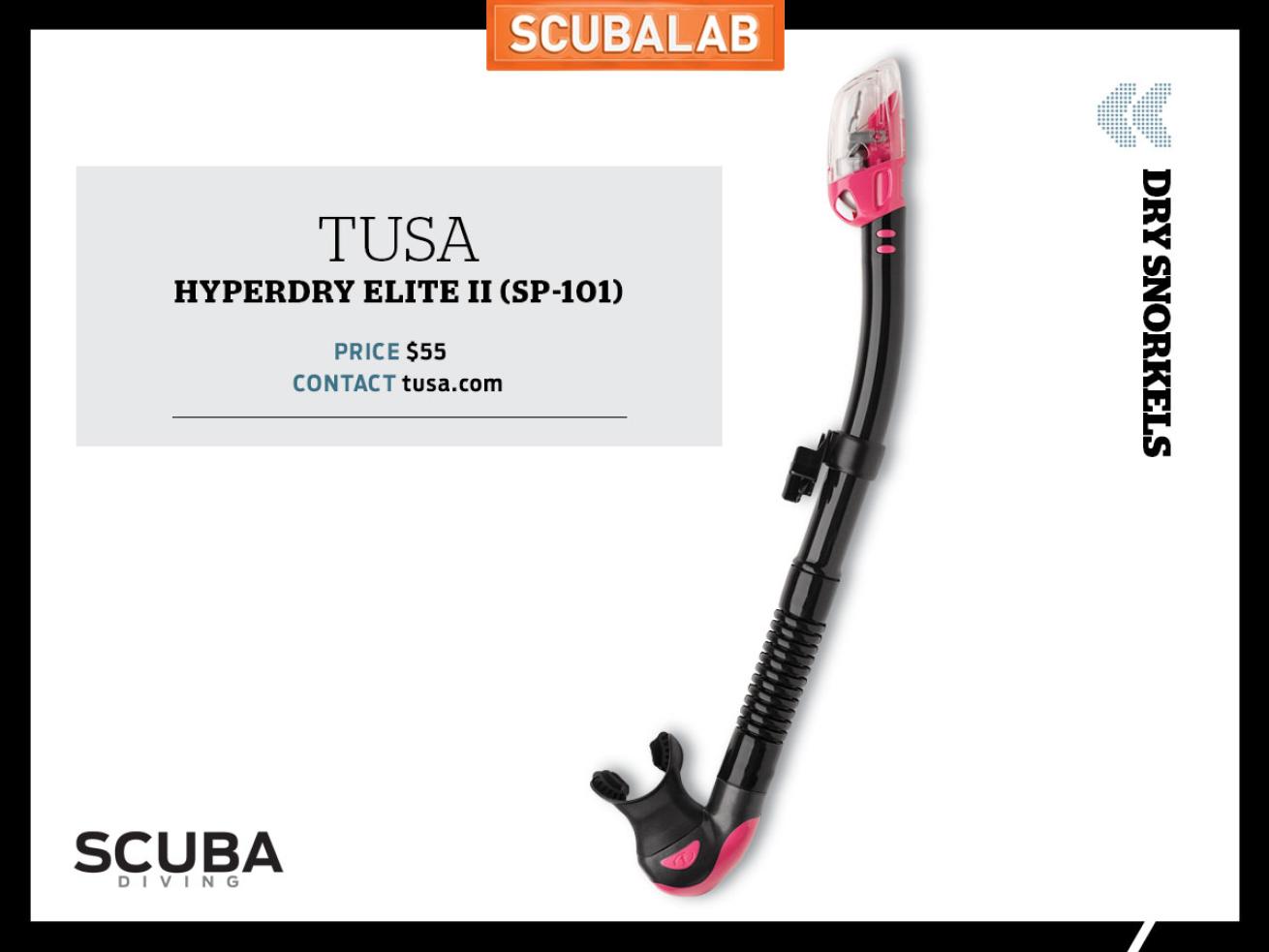 TUSA Hyperdry Elite II (SP—0101) Snorkel
