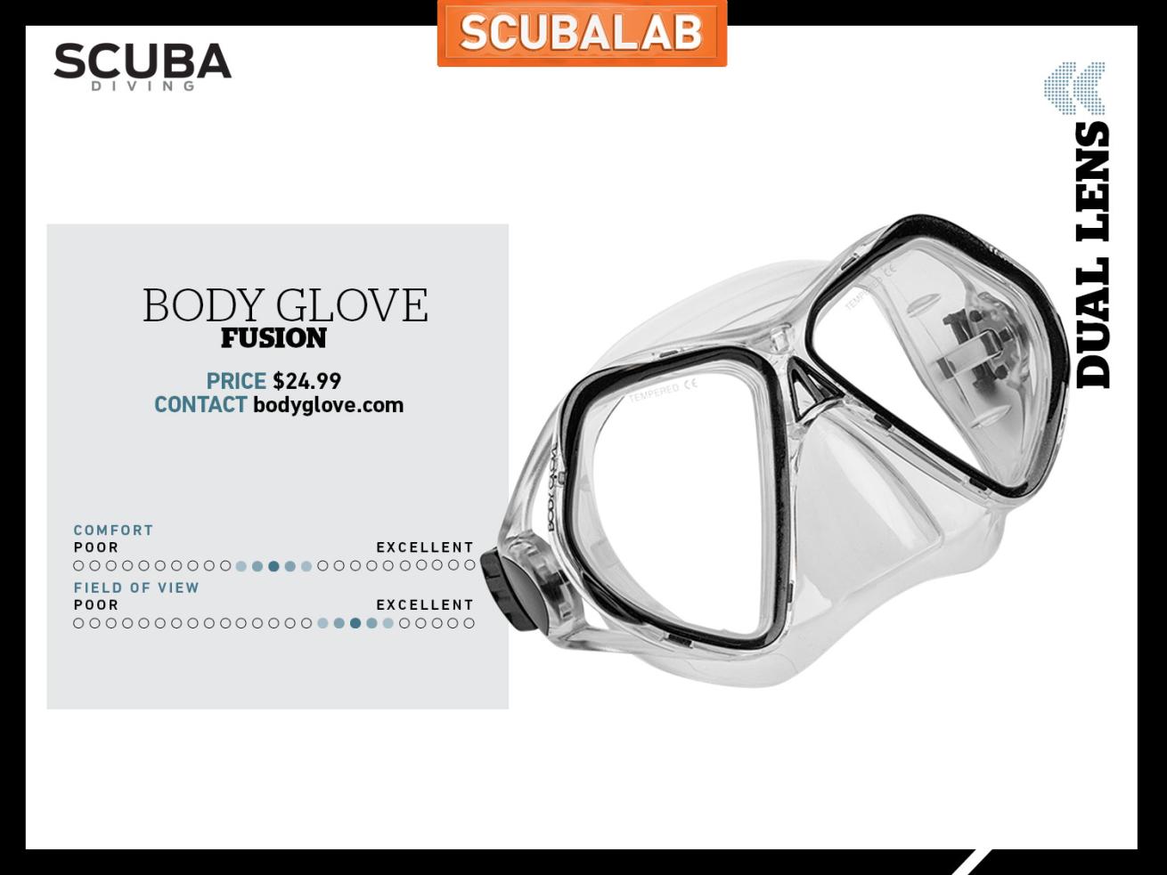 Body Glove Fusion Dive Mask