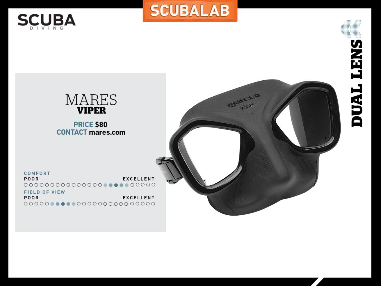 Mares Viper Scuba Diving Mask