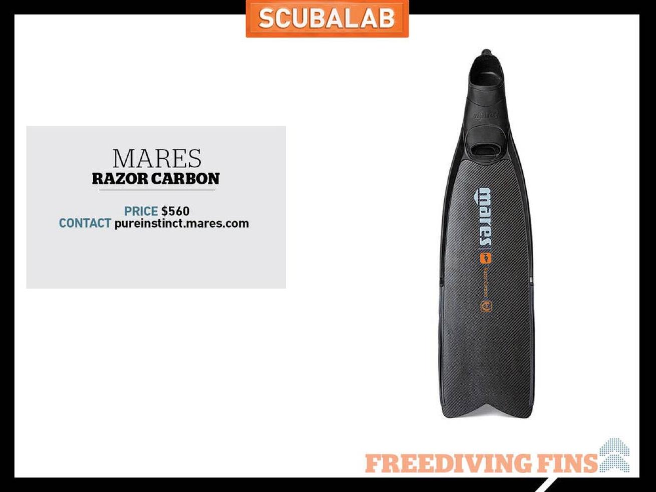 Mares freediving fin