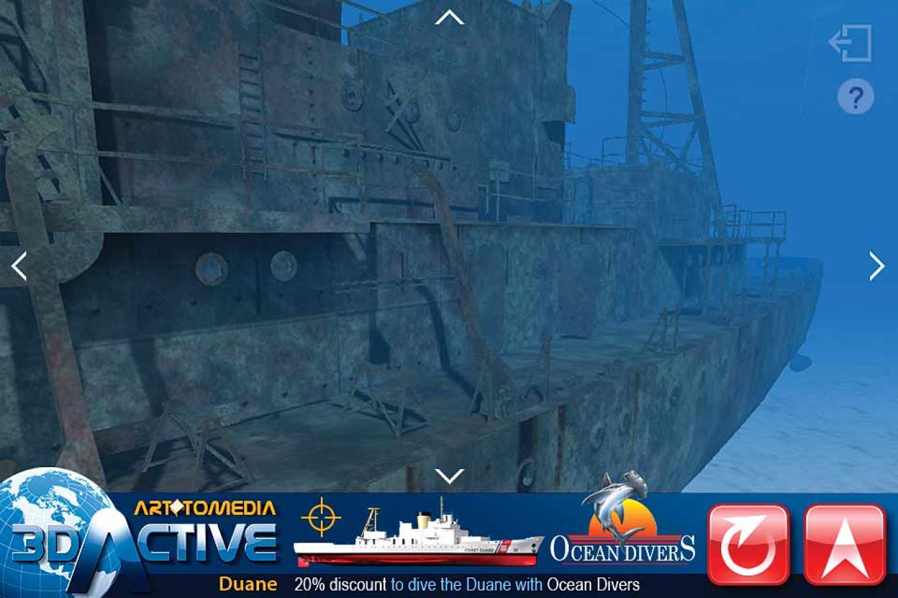 ArtToMedia Virtual Tours of Shipwrecks Spiegel Grove Key Largo