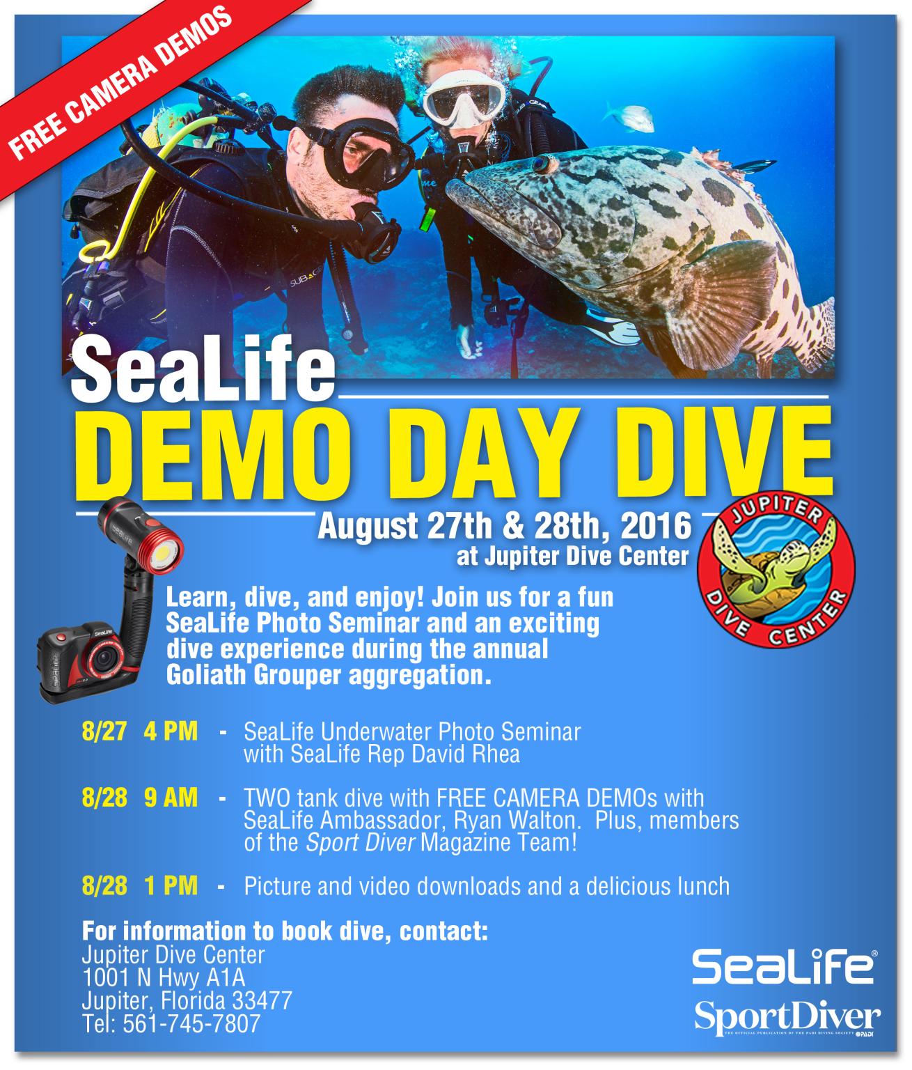 SeaLife Dive Day Jupiter Florida