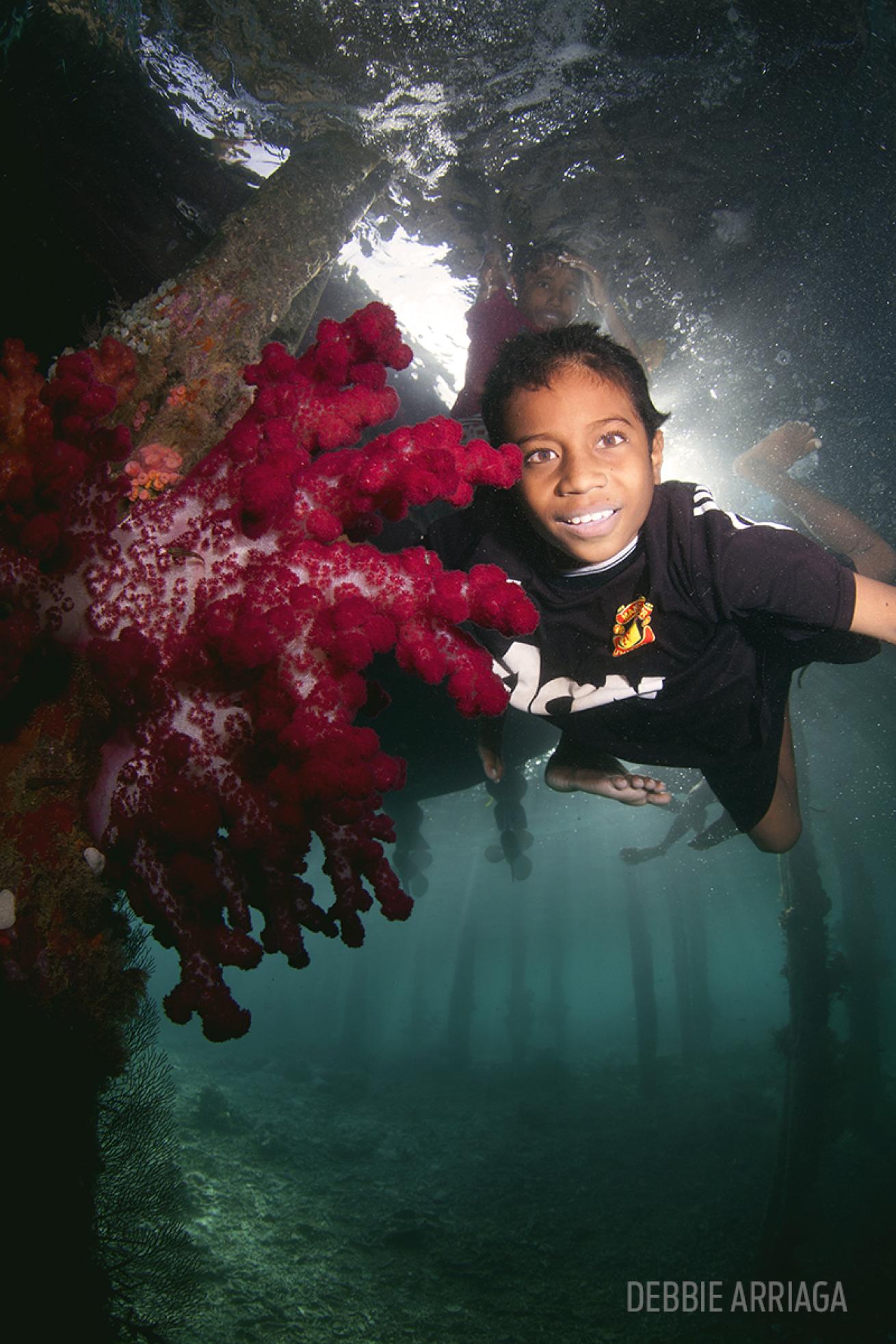 scuba diving Raja Ampat and arborek jetty