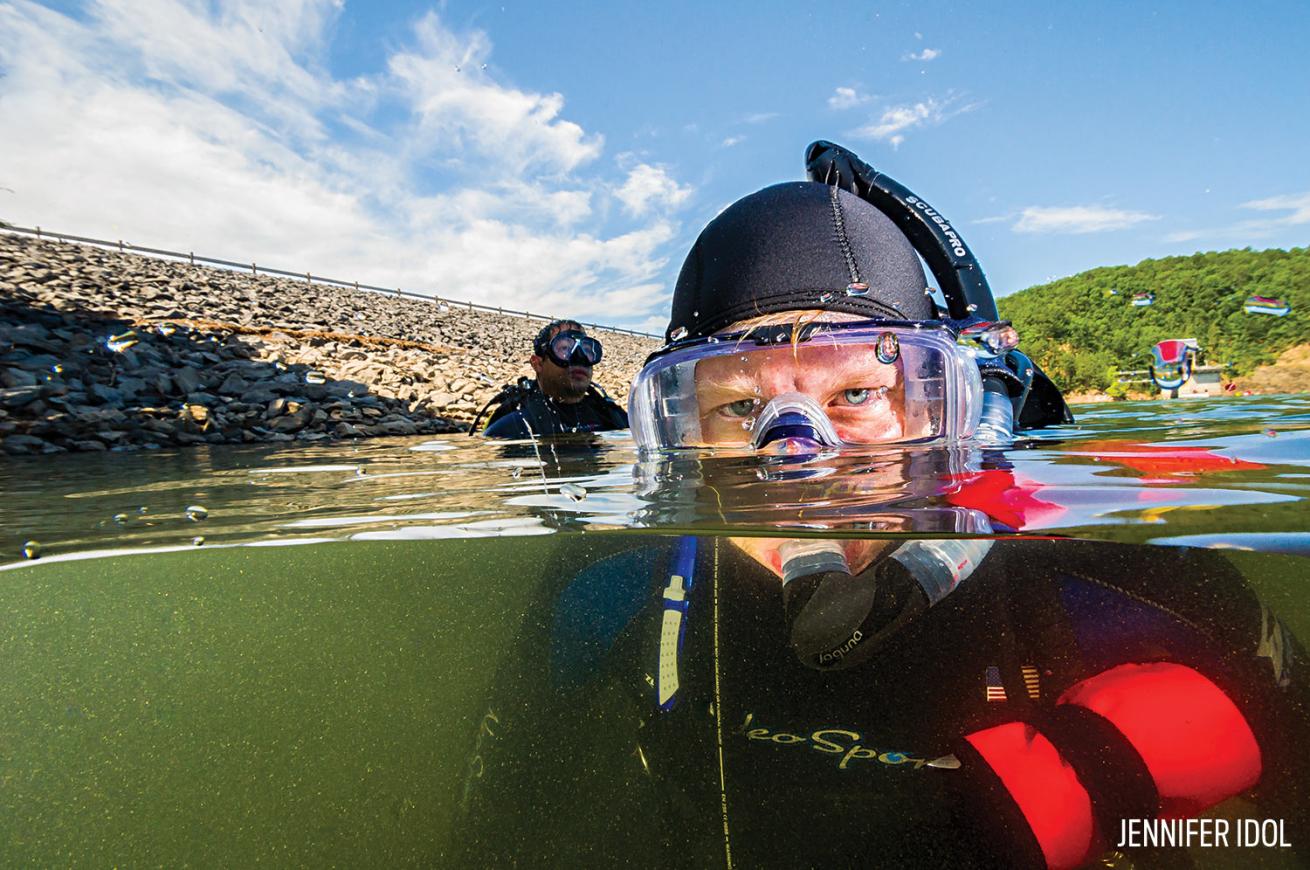 Diving in Arkansas Under Over photo