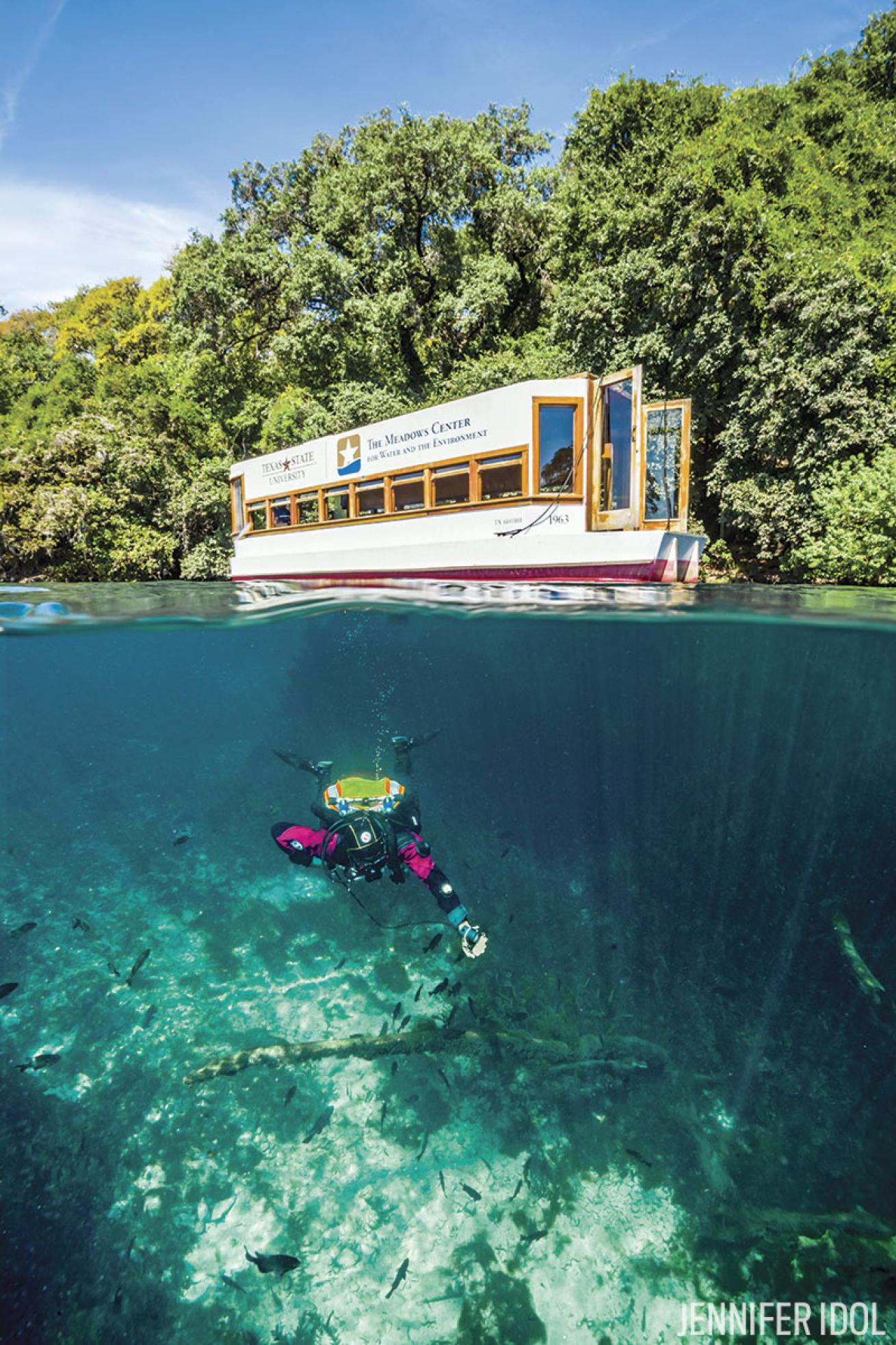 freshwater scuba diving in Texas