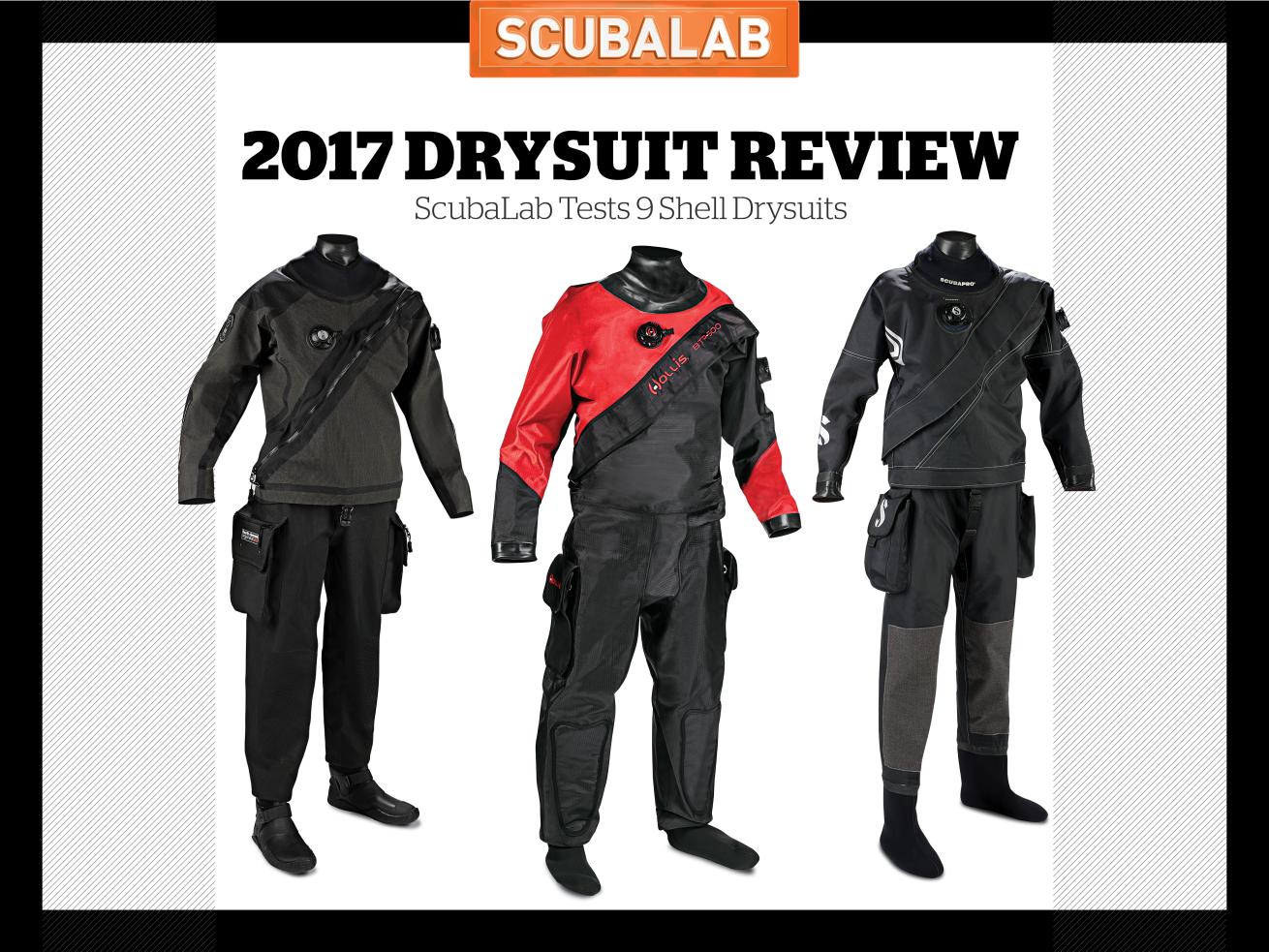 ScubaLab reviews the newest drysuits of 2017