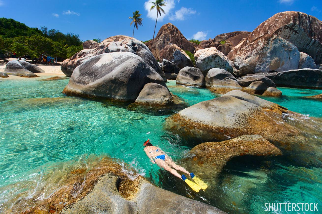 snorkeling the British Virgin Islands