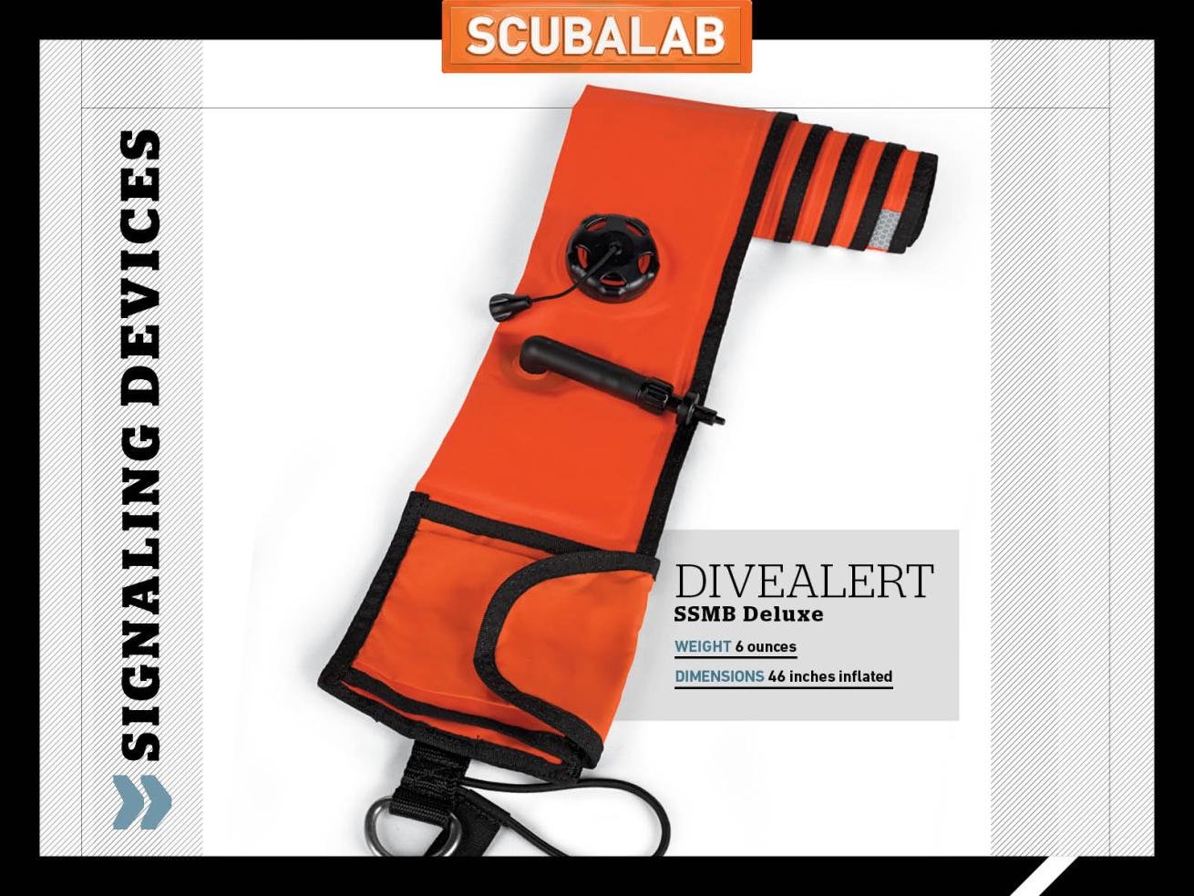 ScubaLab emergency signaling dive gear DiveAlert SSMB Deluxe