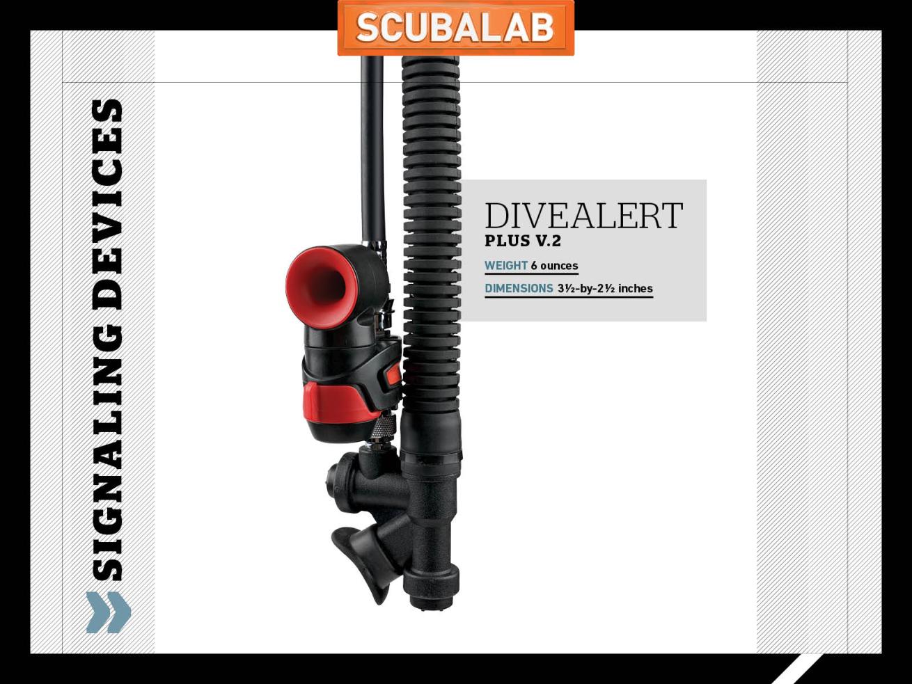 ScubaLab emergency signaling scuba gear DiveAlert Plus V.2