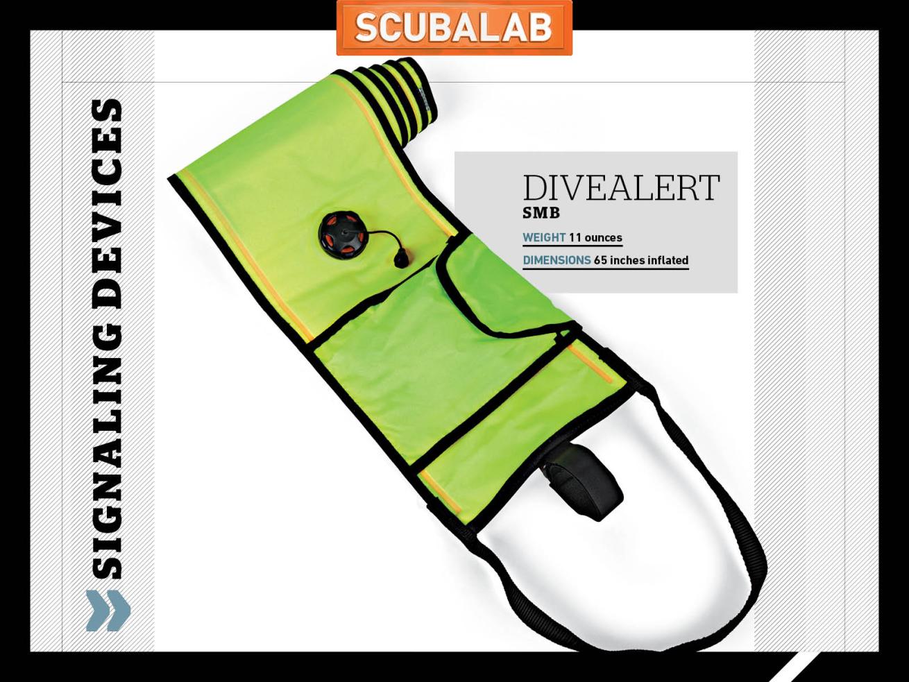 ScubaLab emergency signaling gear DiveAlert SMB