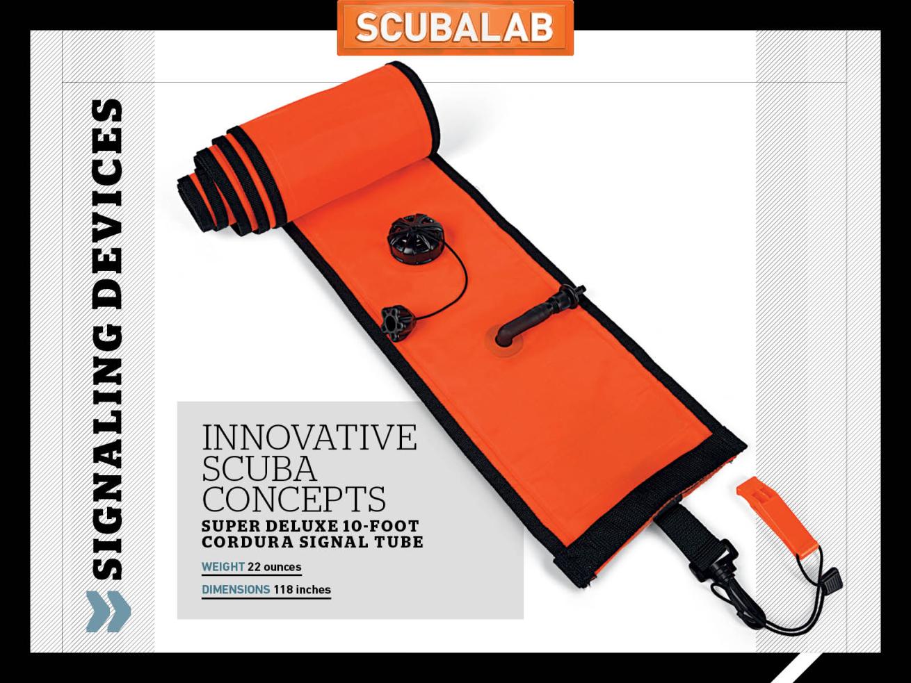 ScubaLab emergency signaling dive gear Innovative Scuba deluxe smb