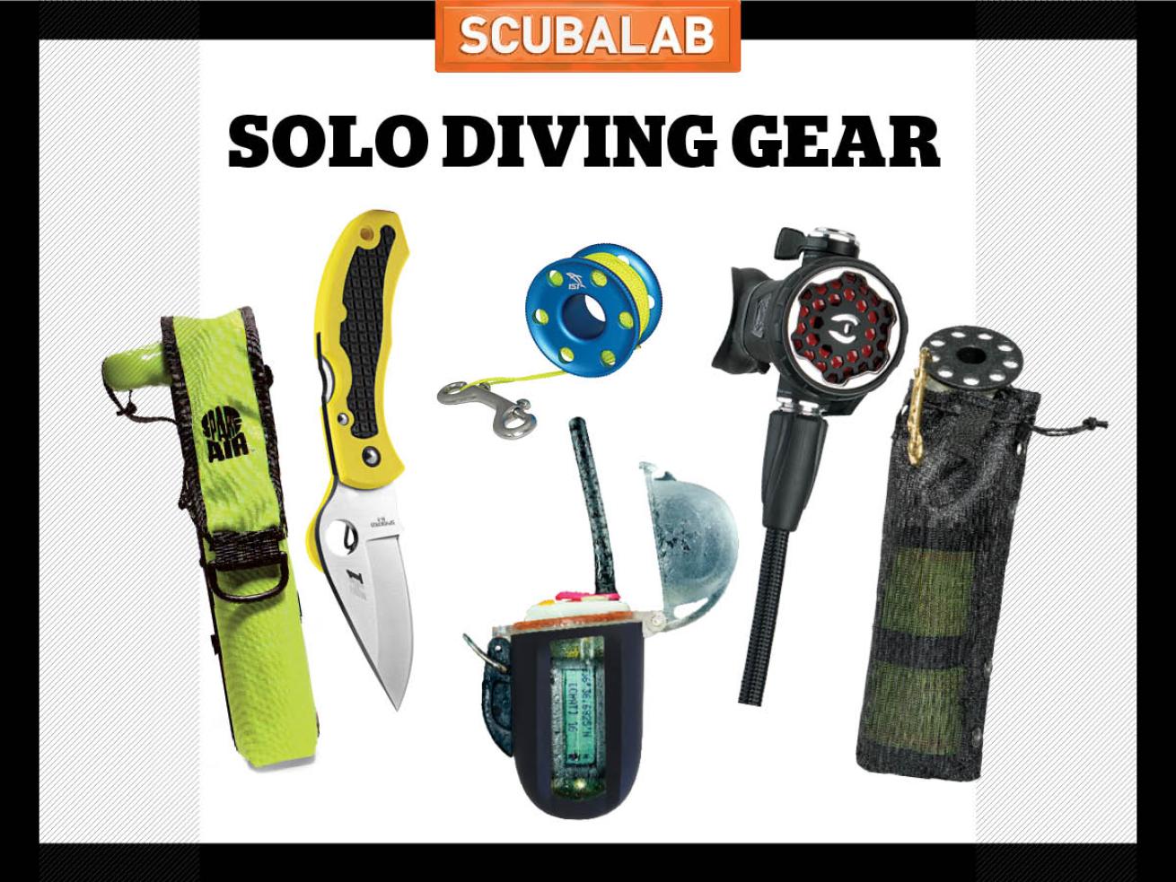 Solo scuba diving gear