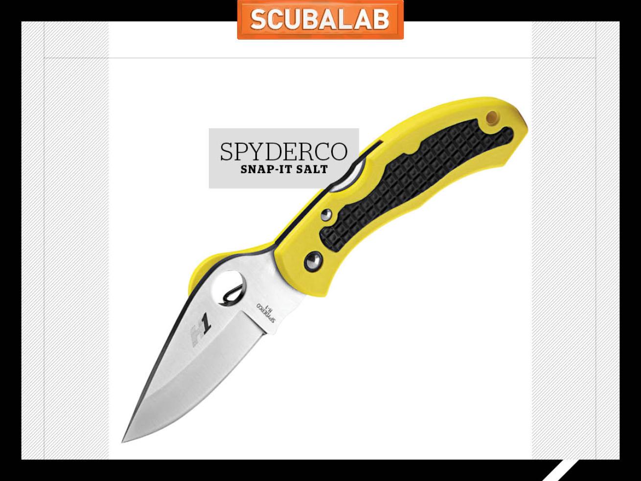 Spyderco Snap-It Salt scuba diving knife