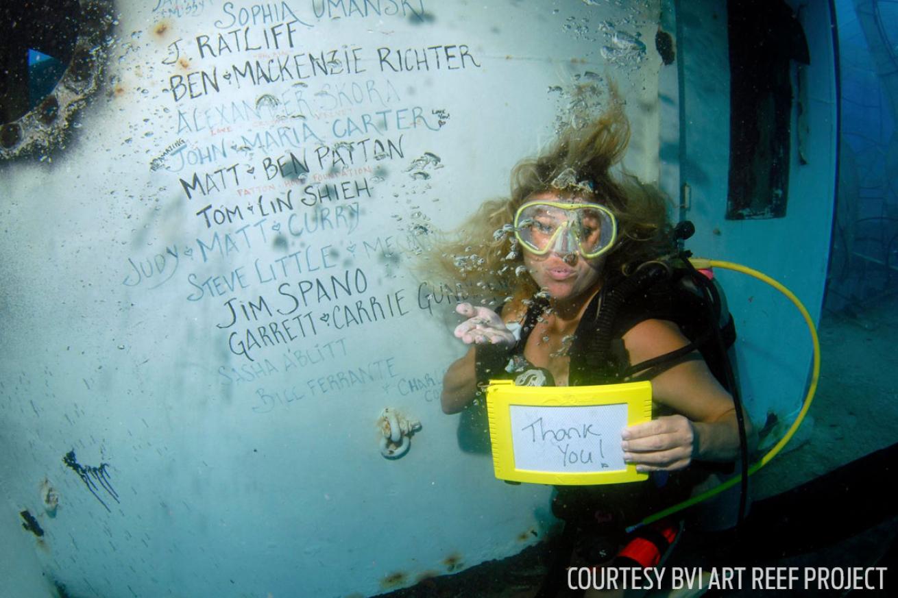 BVI artificial reef 