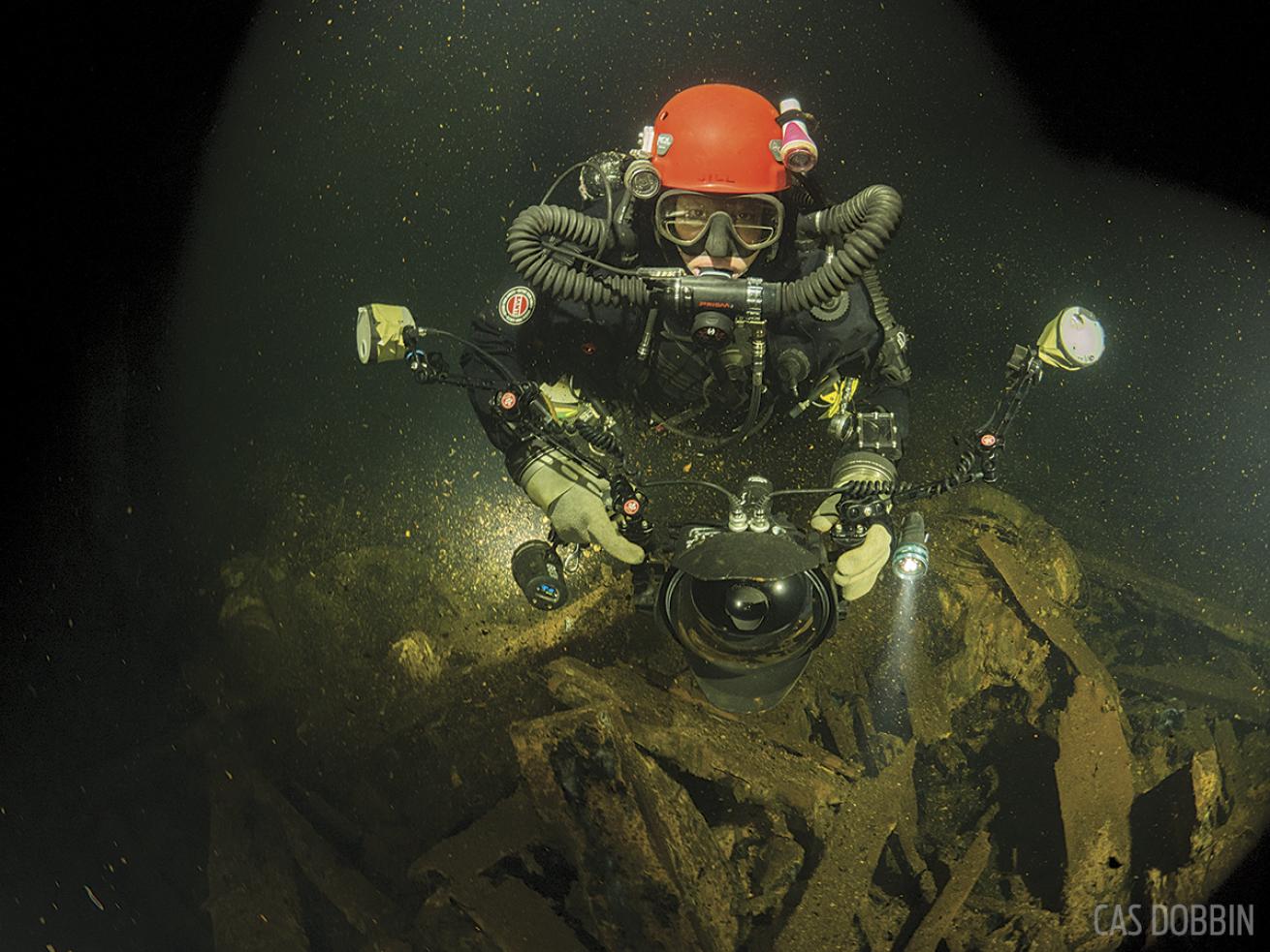 Scuba diving Bell Island Mine Newfoundland Canada
