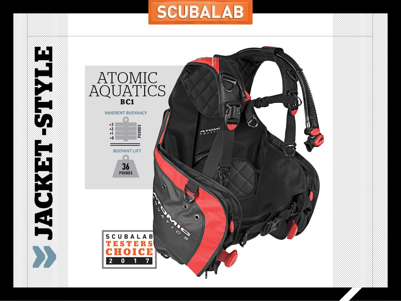 Atomic Aquatics BC1 scuba diving BC ScubaLab review