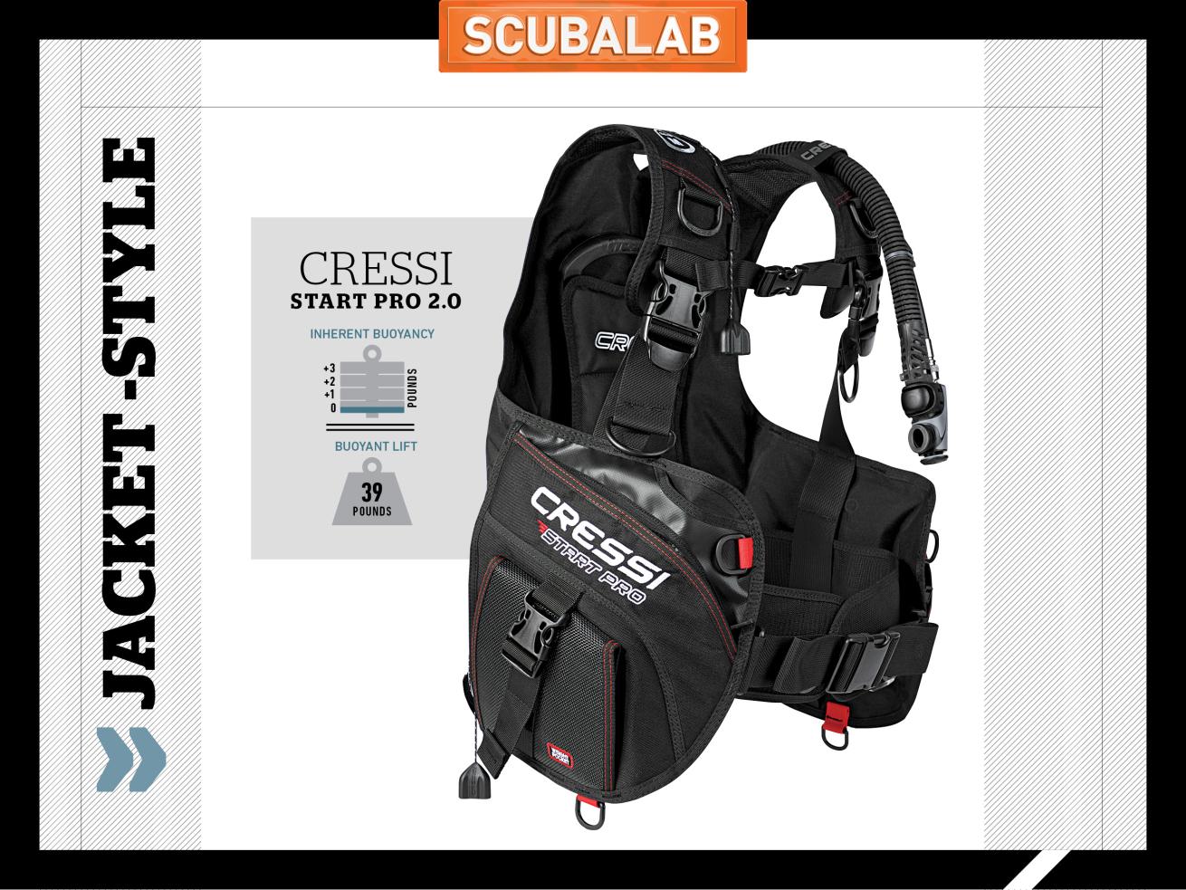 Cressi Start Pro 2.0 scuba diving BC ScubaLab review