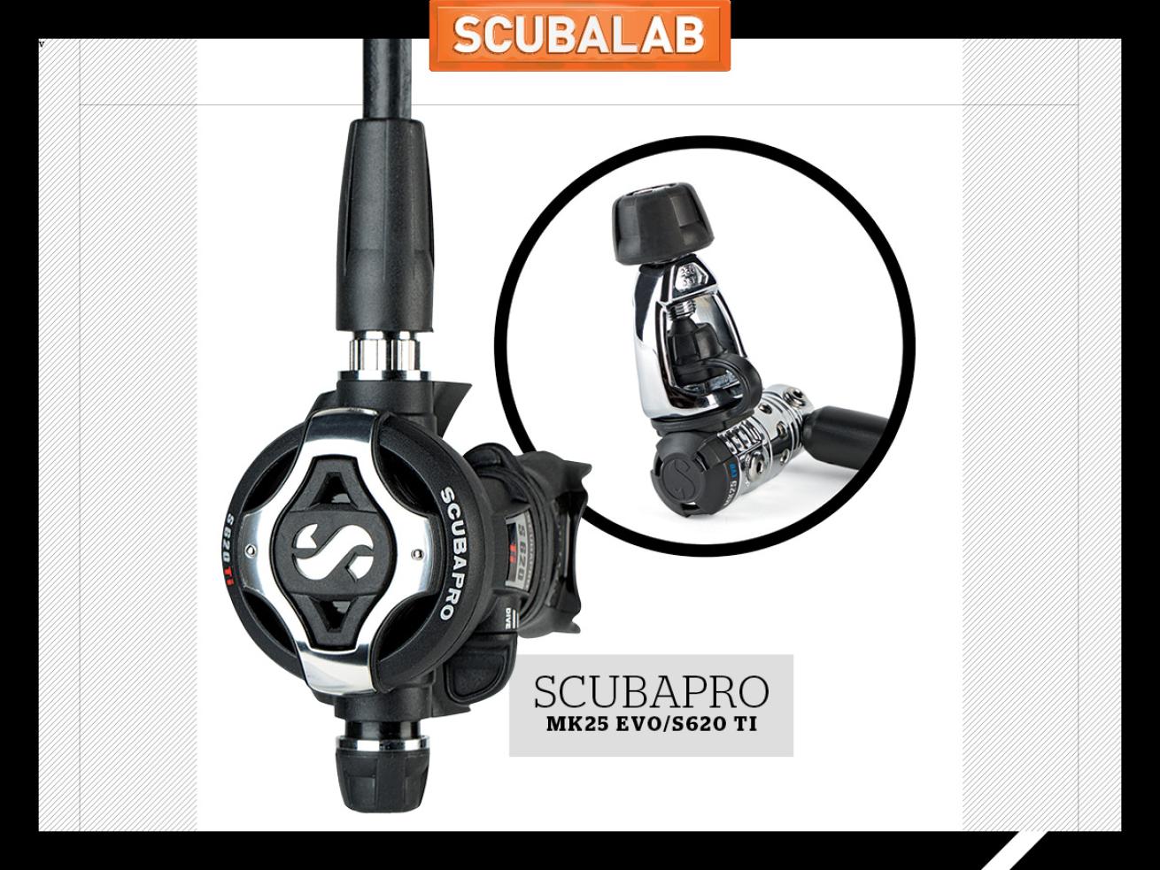 Scubapro MK25 EVO S620 TI scuba regulator ScubaLab