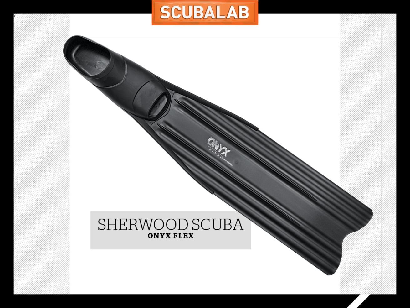 Sherwood Scuba Onyx Flex freediving scuba fin ScubaLab