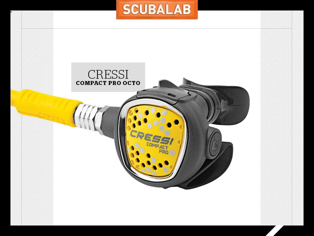 Cressi Compact Pro octo scuba diving alternate second stage regulator