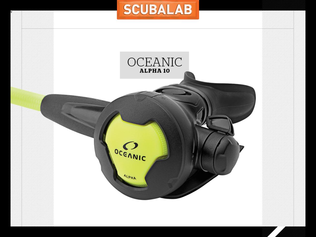 Oceanic Alpha 10 octo scuba diving alternate second stage regulator