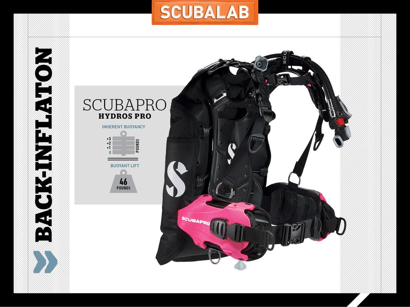 Scubapro Hydros Pro back-inflation BC ScubaLab review