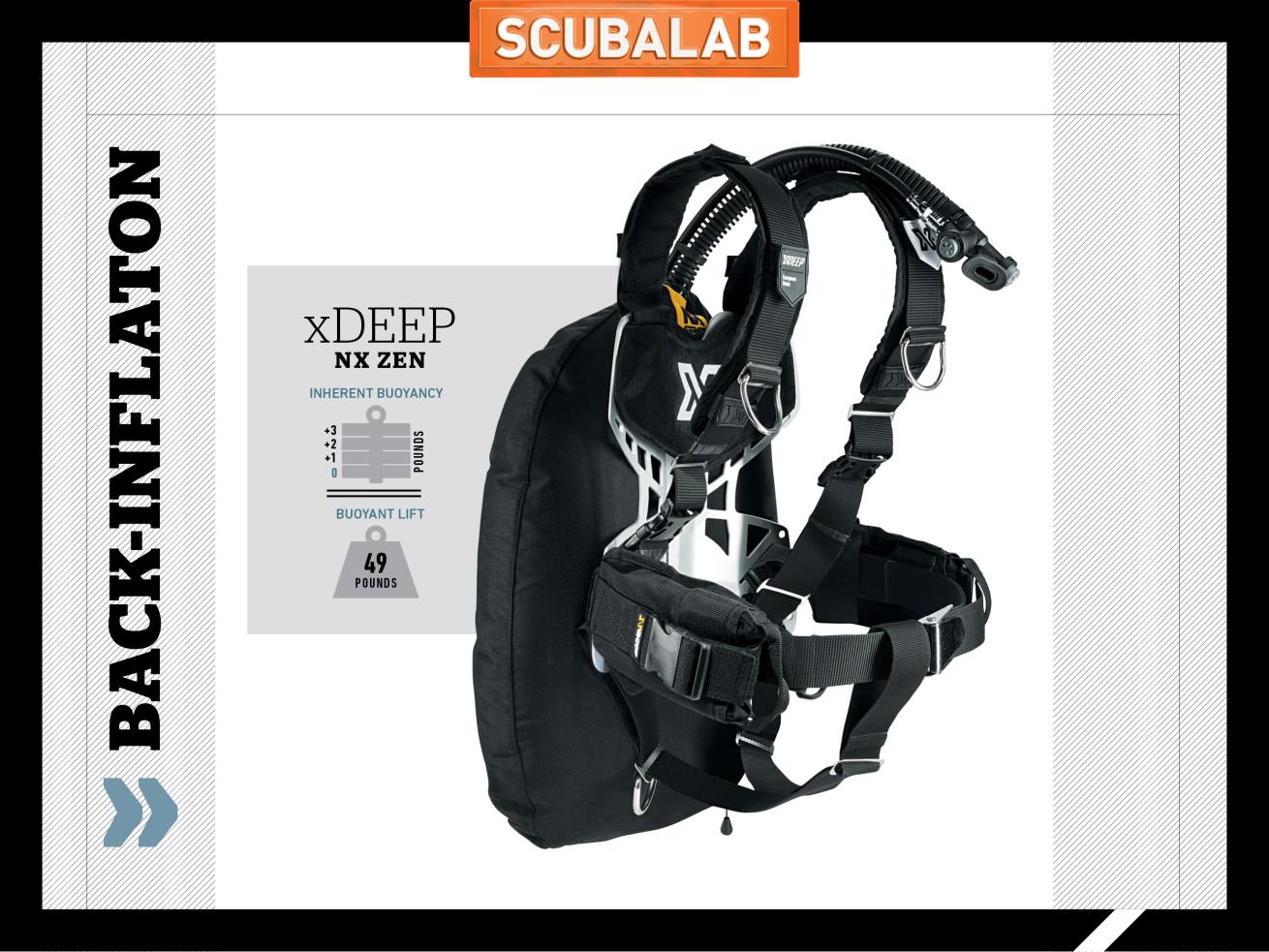 xDeep NY Zen back-inflate BC ScubaLab review