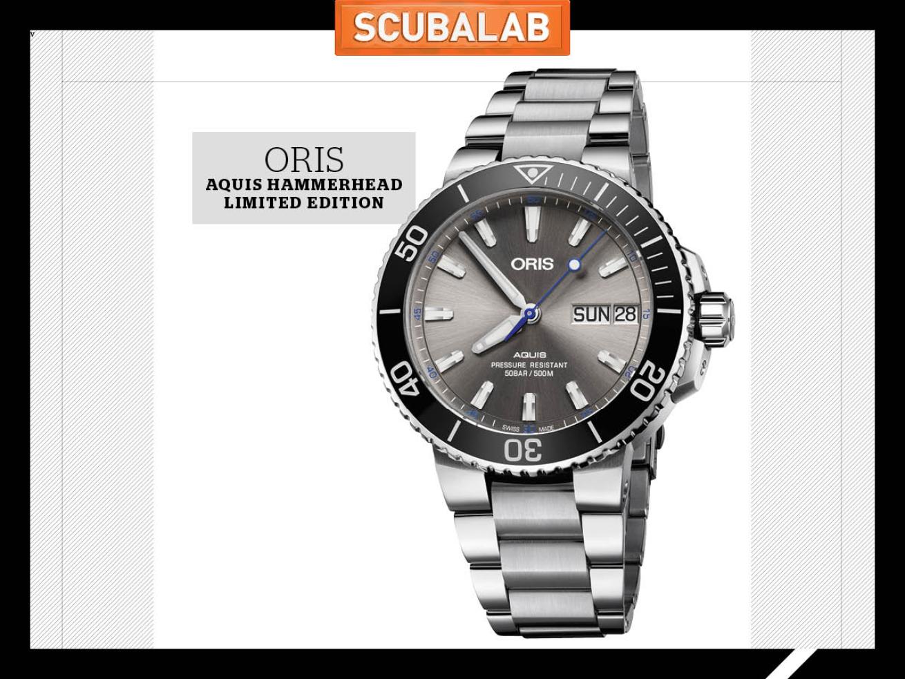 Oris Aquis Hammerhead Limited Edition dive watch