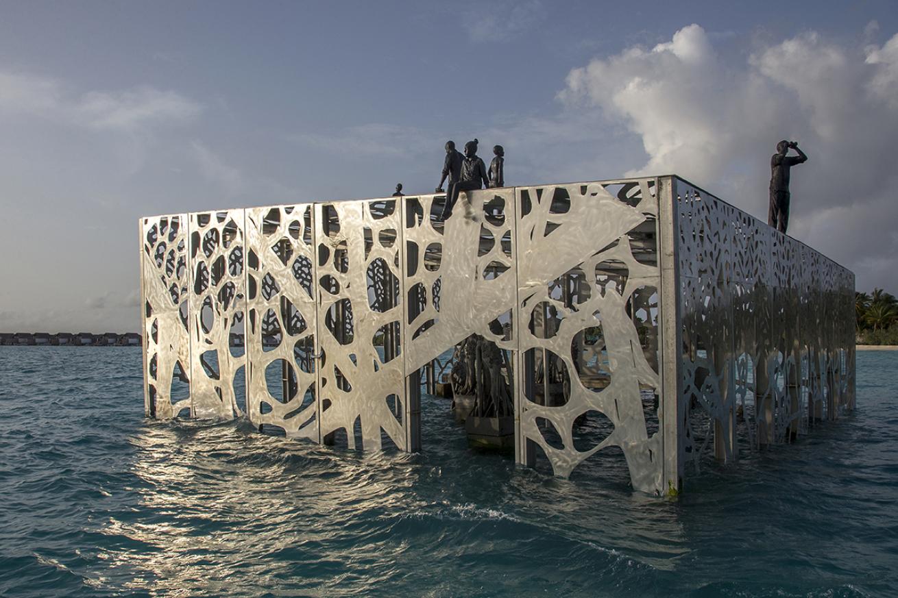 Sculpture Coralarium at Fairmont Maldives