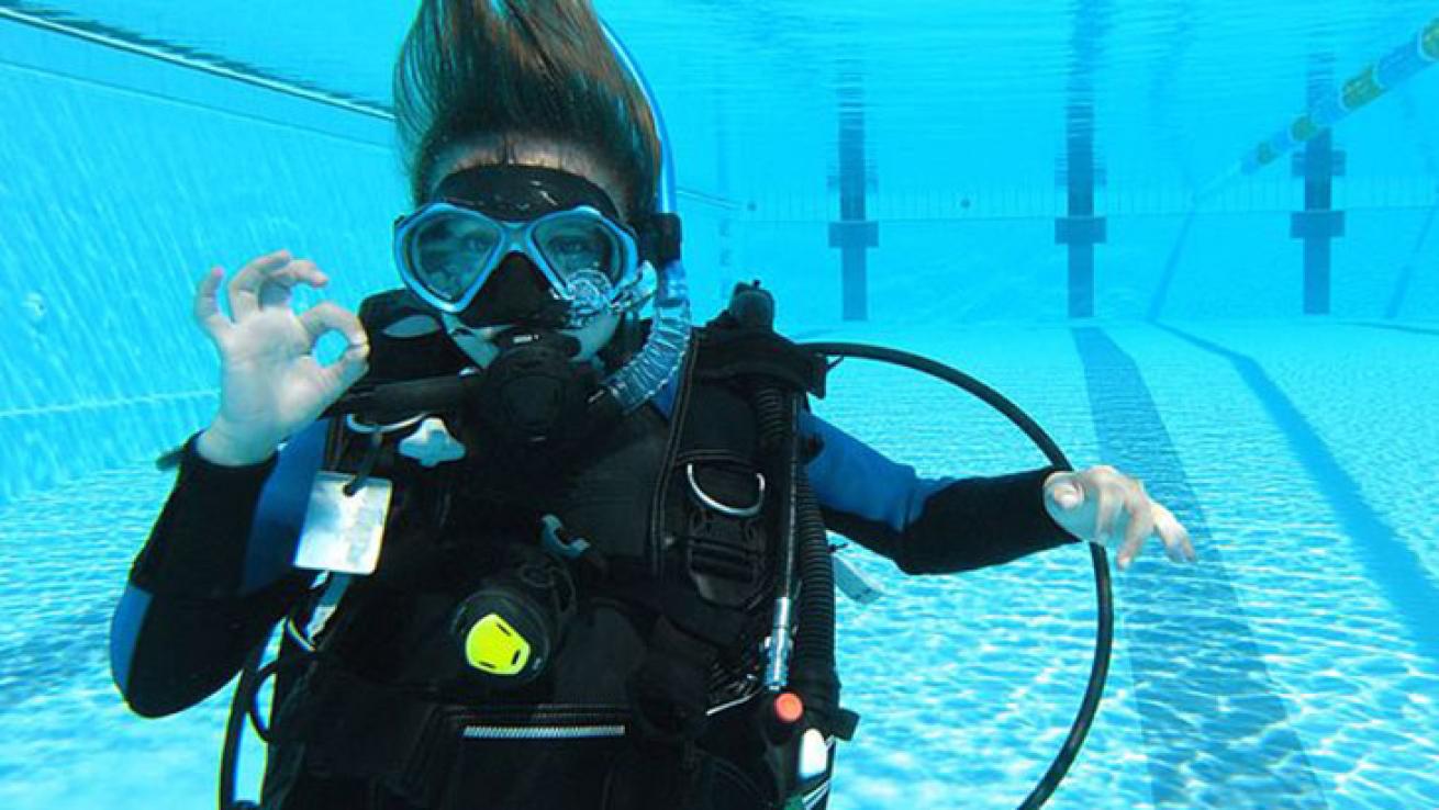 confined water diving
