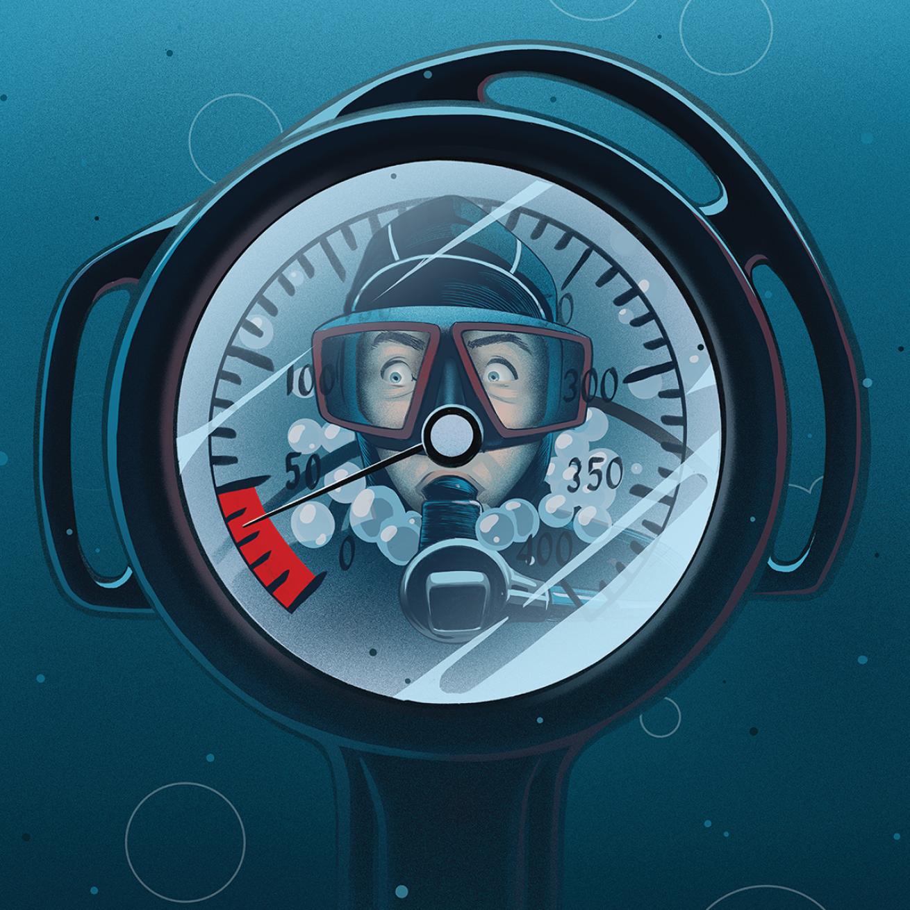 underwater emergency
