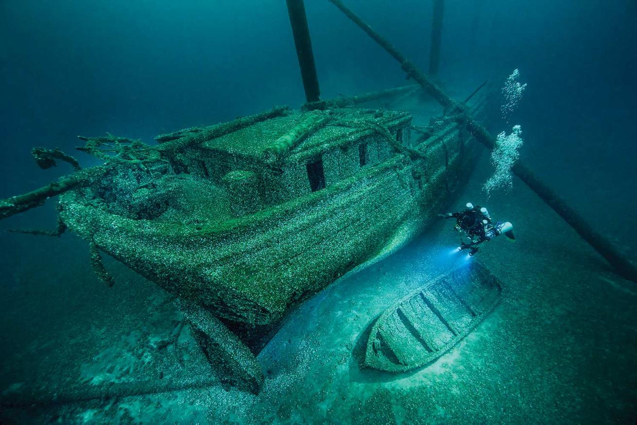 Cornelia B. Windiate in Lake Huron