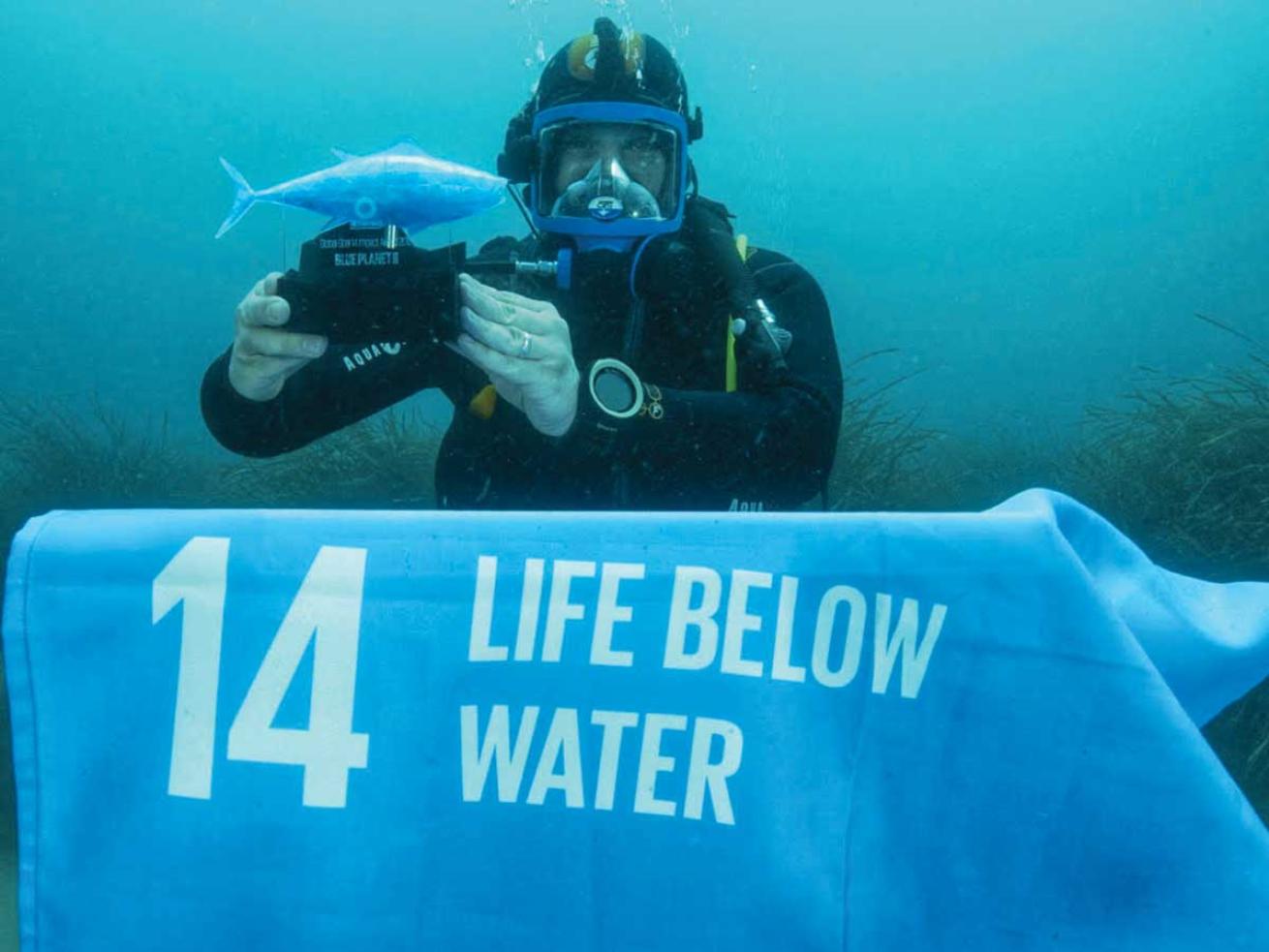 underwater speech with full face mask