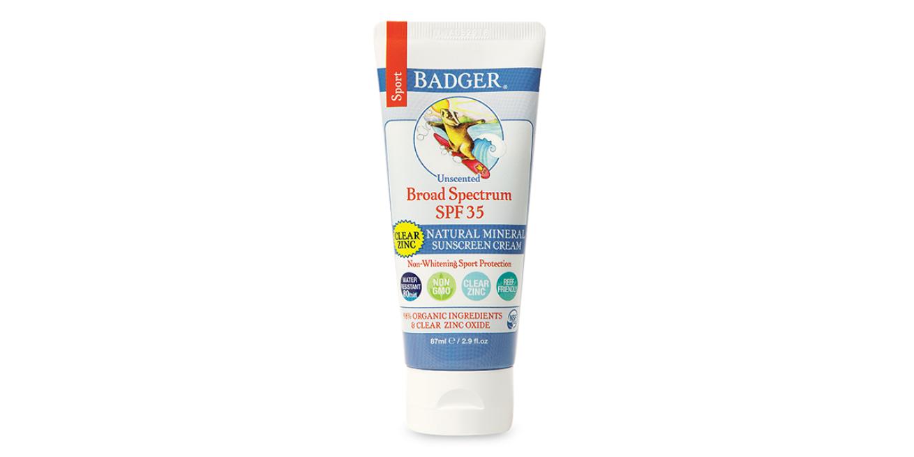 Badger reef safe sunscreen