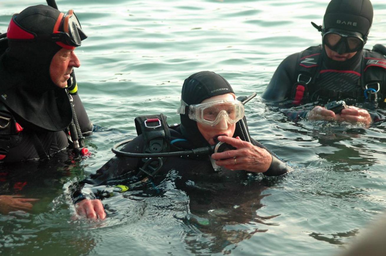 world&#039;s oldest scuba diver