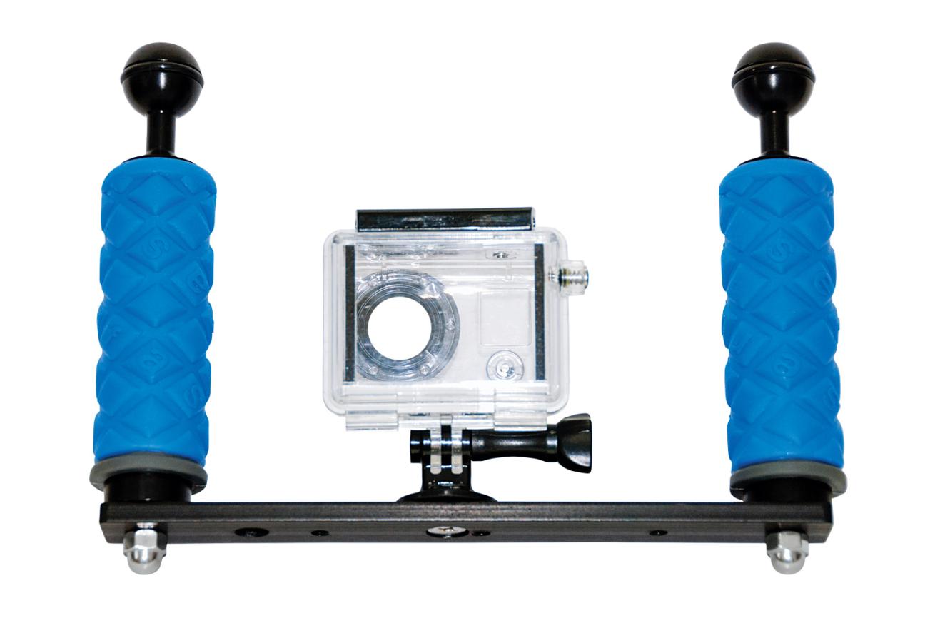 ultralight control system gopro tray (tr-gpd) and handle (tr-dhb)