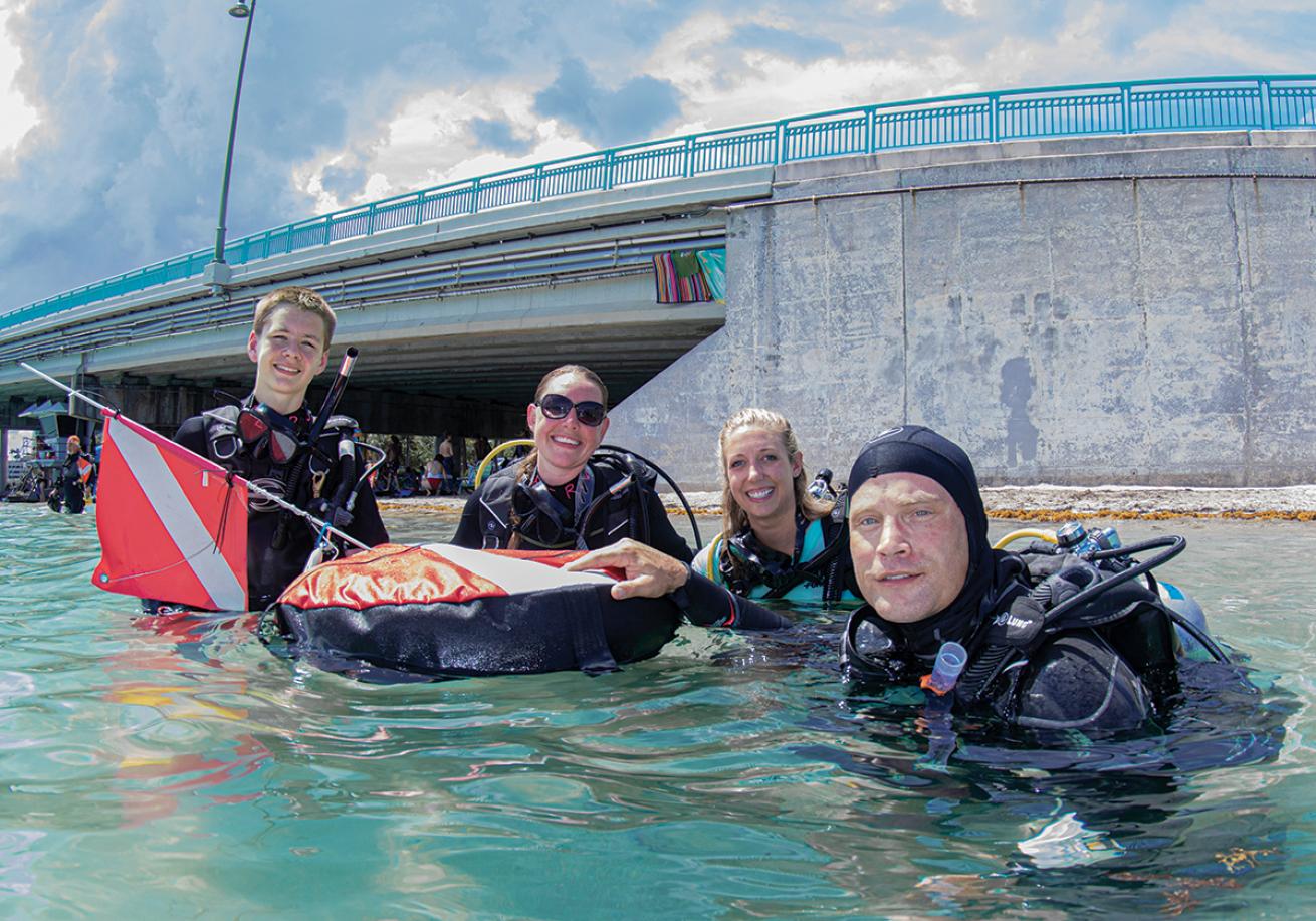 Blue Heron bridge florida scuba diving