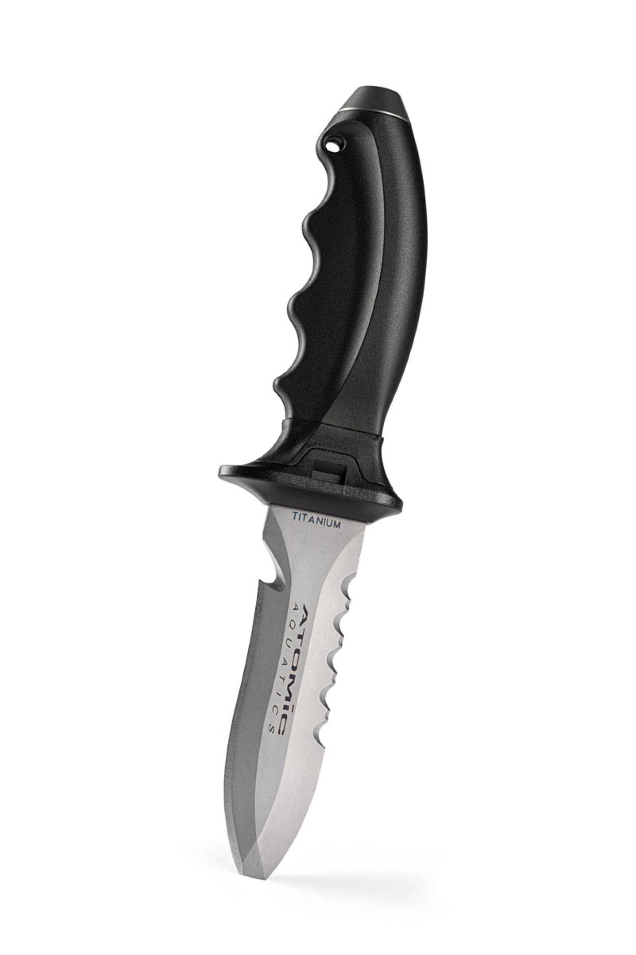 Palantic BETA Titanium 5 Blade Heavy Duty Blunt Tip Dive Knife w/Straps -  scubachoice