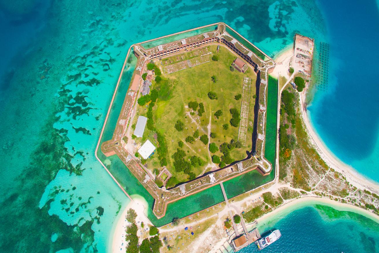 Fort Jefferson in Dry Tortugas National Park