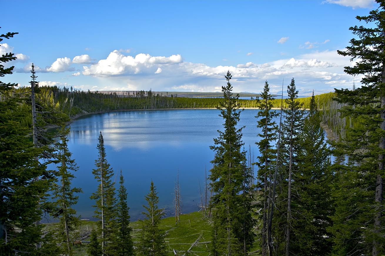 Yellowstone Lake in Yellowstone National Park