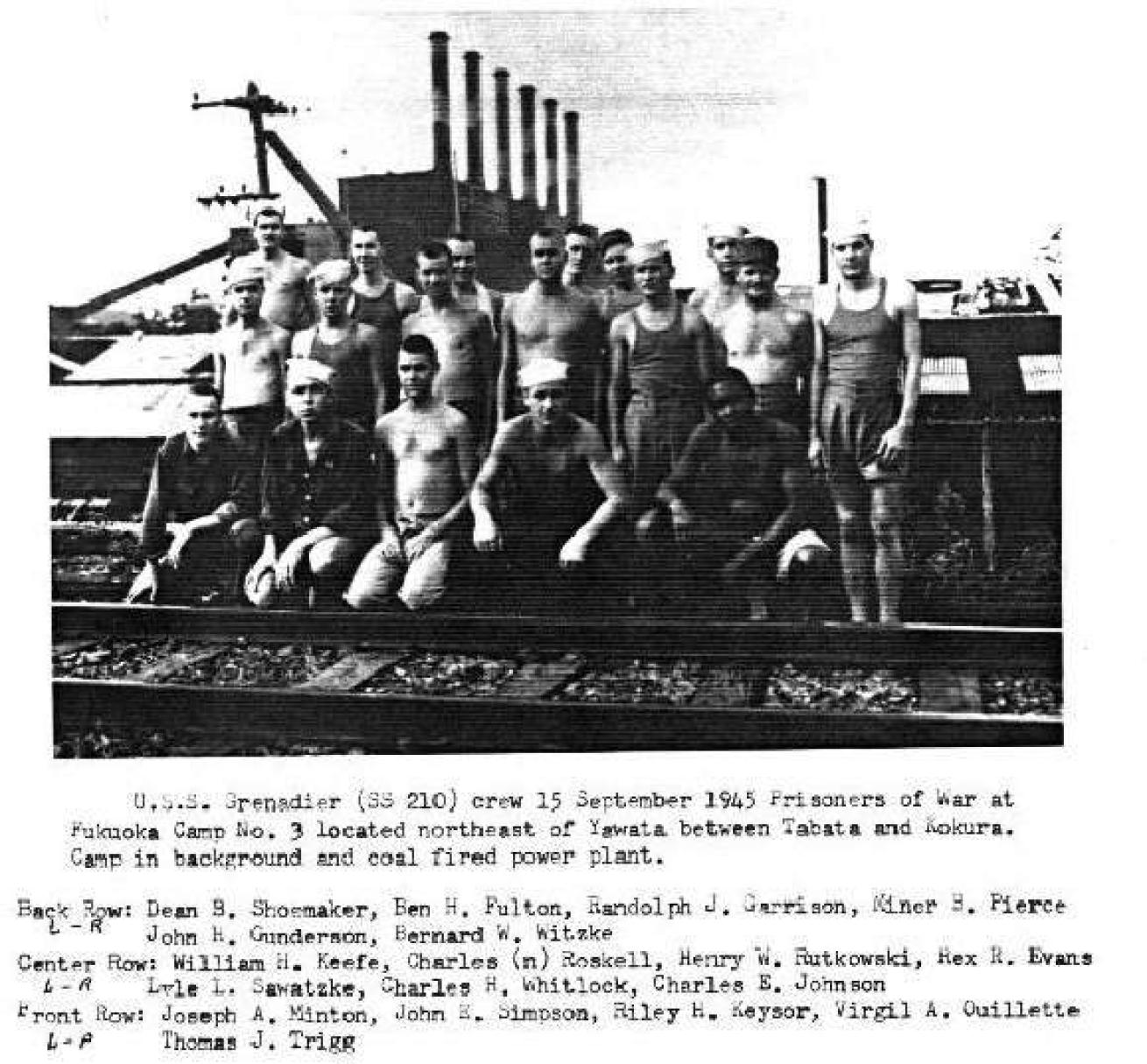 Crew members of the Grenadier.