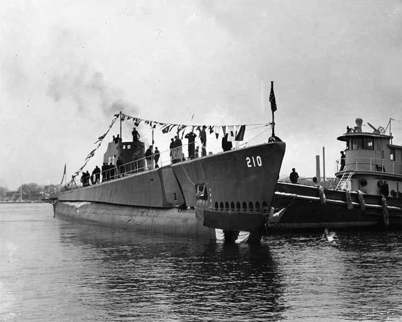 USS Grenadier in port