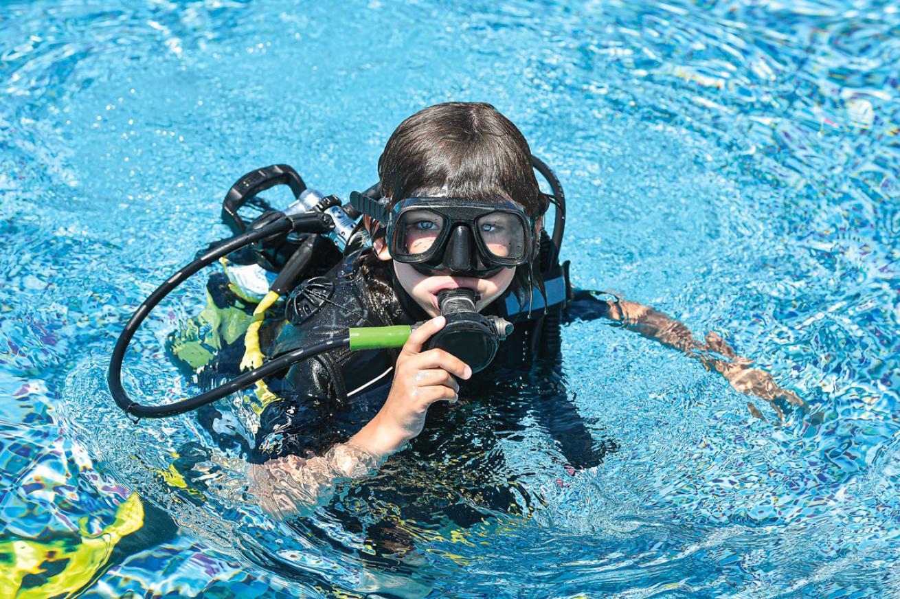 Kid Scuba Diving
