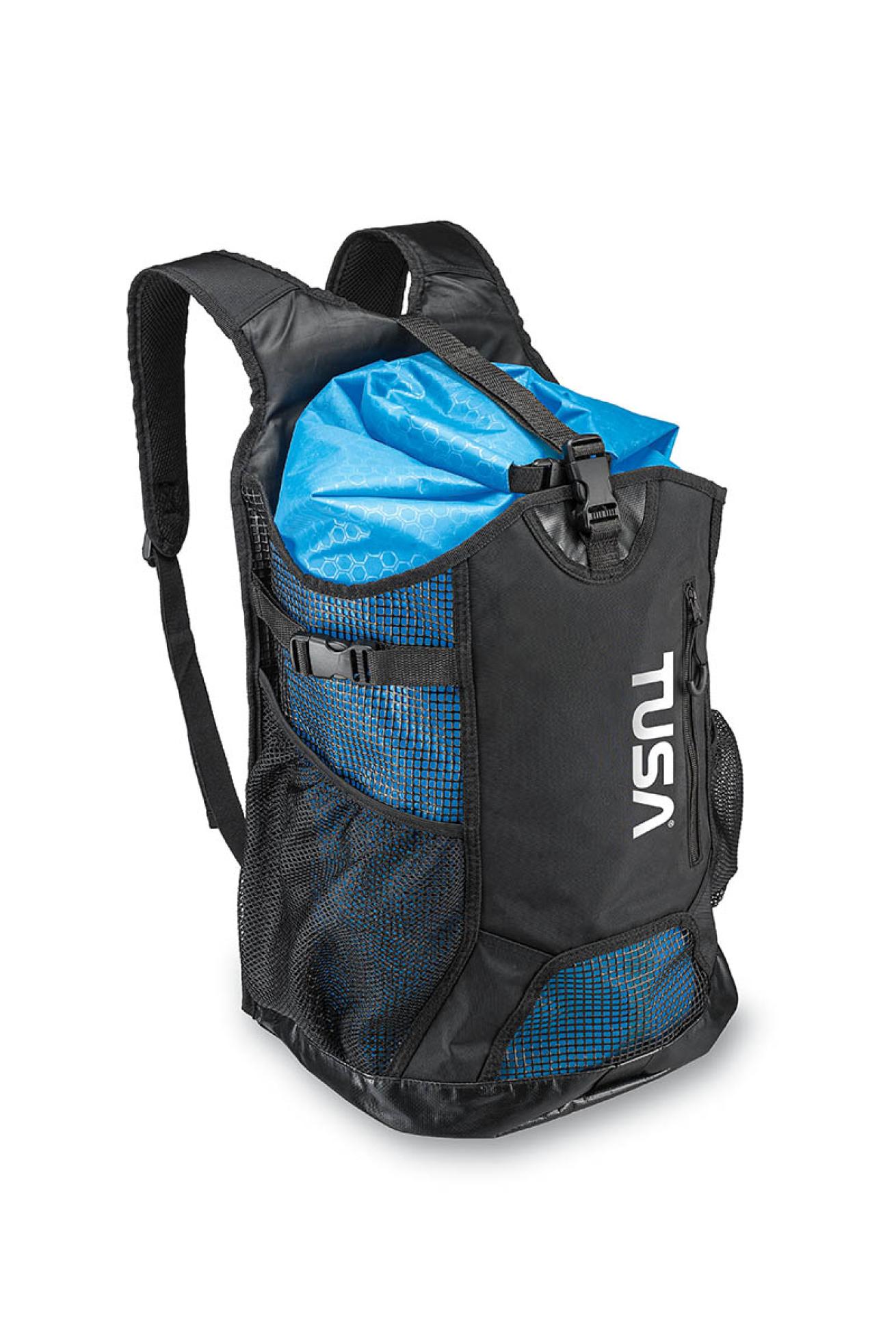 Tusa Mesh Back Pack with Dry Bag