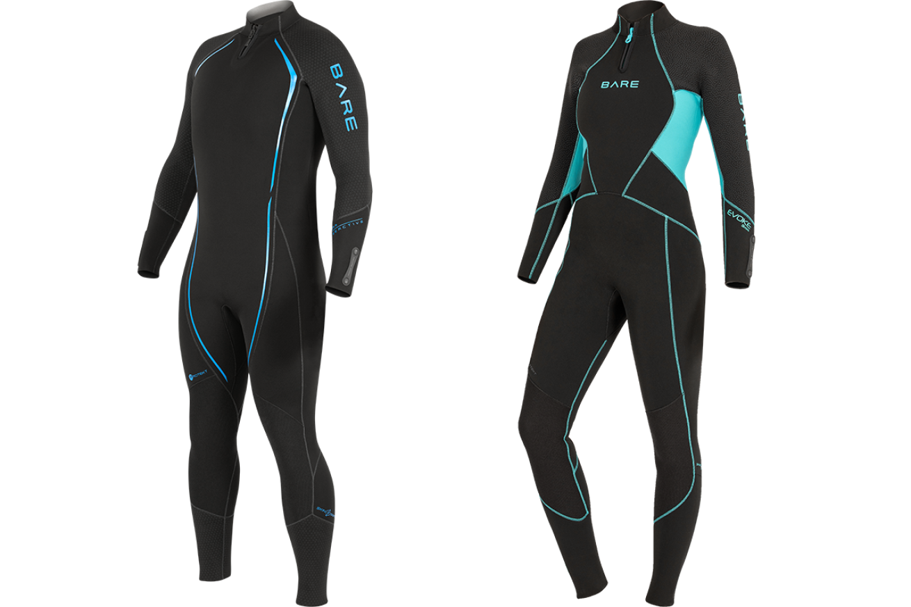 Bare announces new scuba wetsuits
