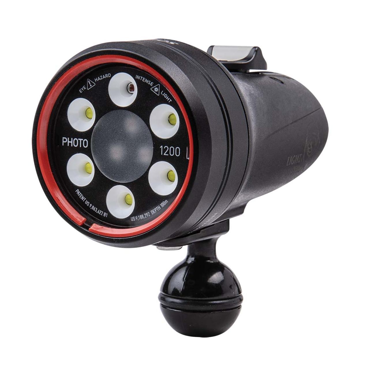 Photo light with ball mount