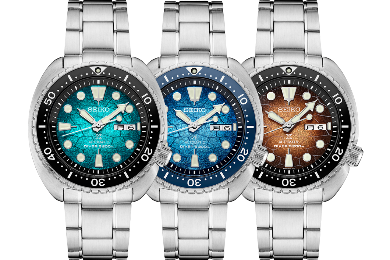 Seiko Prospex SRPH55 King Turtle dive watches