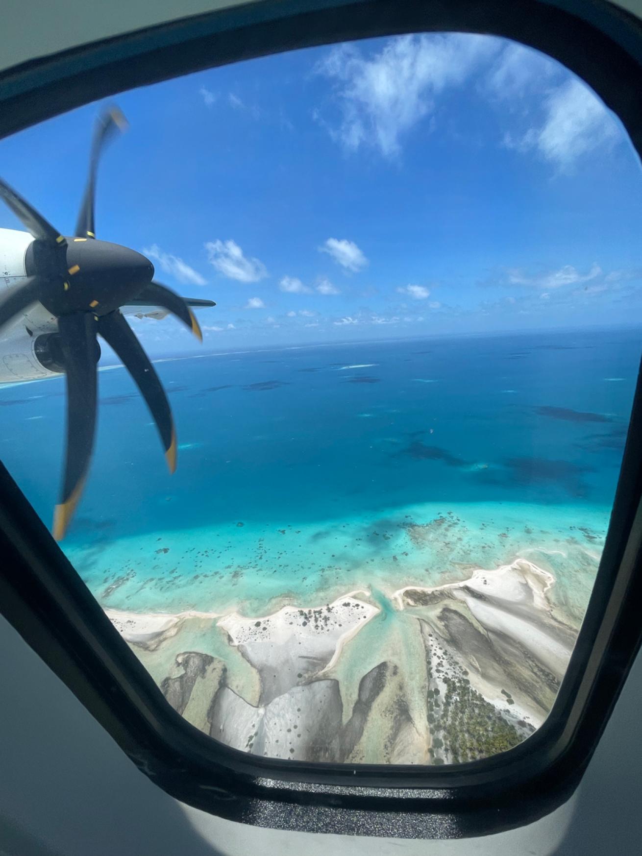 Rangiroa View by Plane