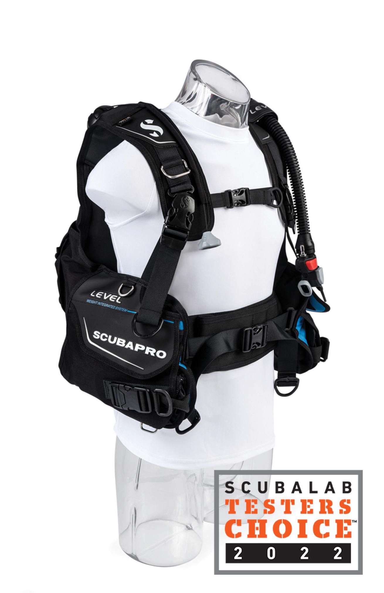 Scubapro Level BCD with Testers Choice logo